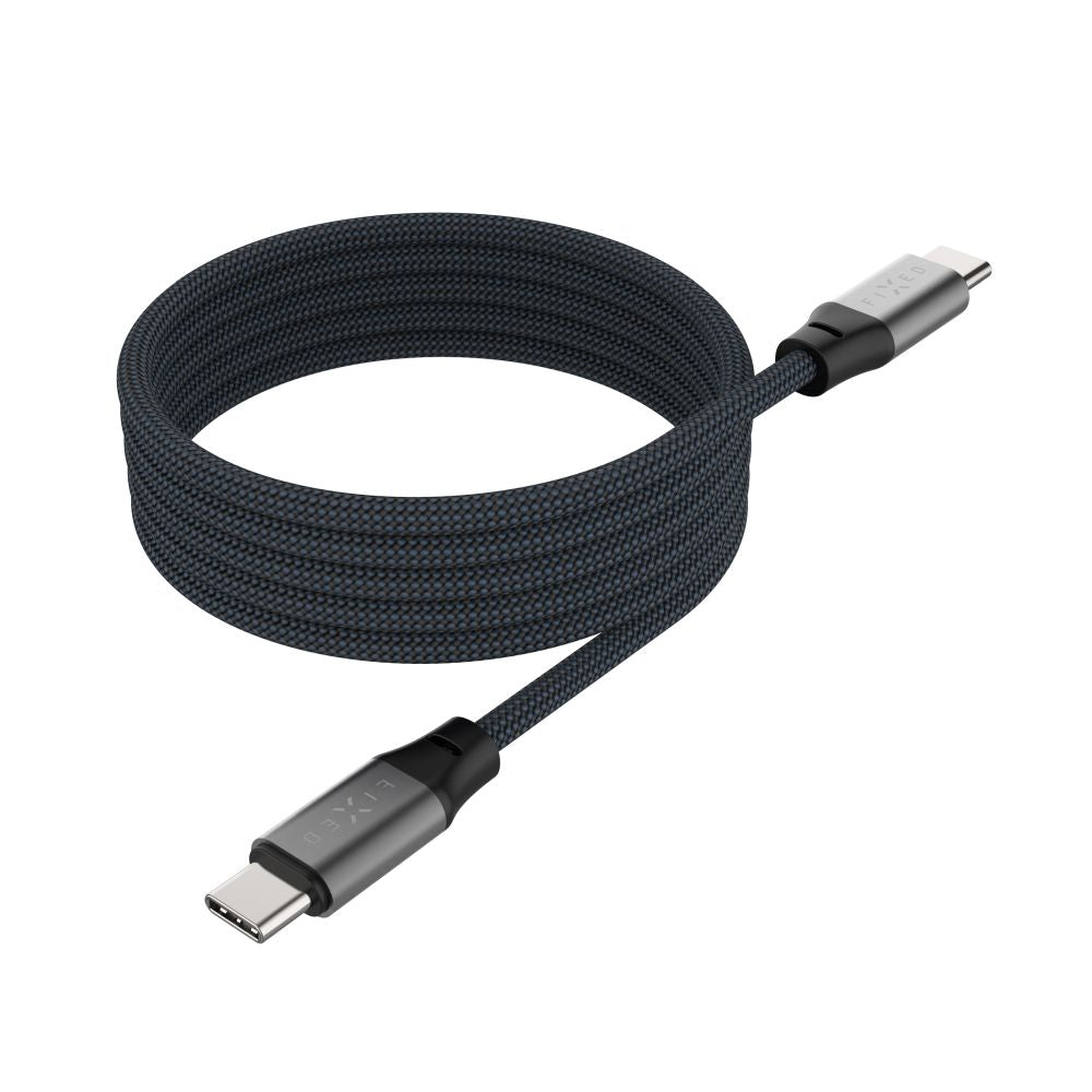 Fixed FIXDBM-CC2-GR — Magnetic Braided Cable USB-C/USB-C, USB 2.0, Gray