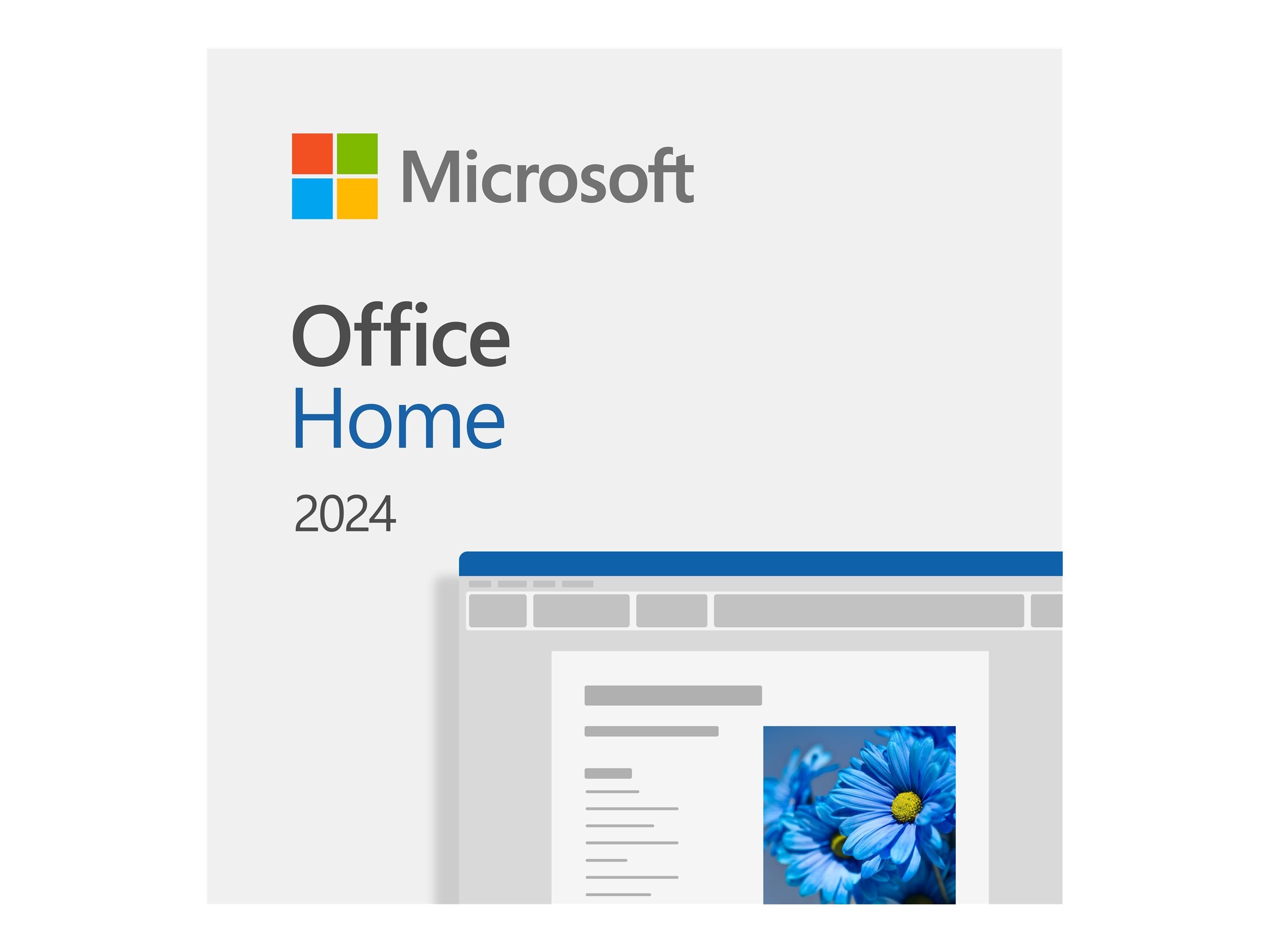Microsoft Office Home 2024 — EuroZone Online Product Key License 1 License Downloadable, EP2-06798, ESD, All Languages
