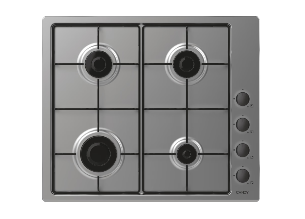 Candy Hob Idea CHW6LBX/4U2, Gas, Number of burners/cooking zones 4, Knob