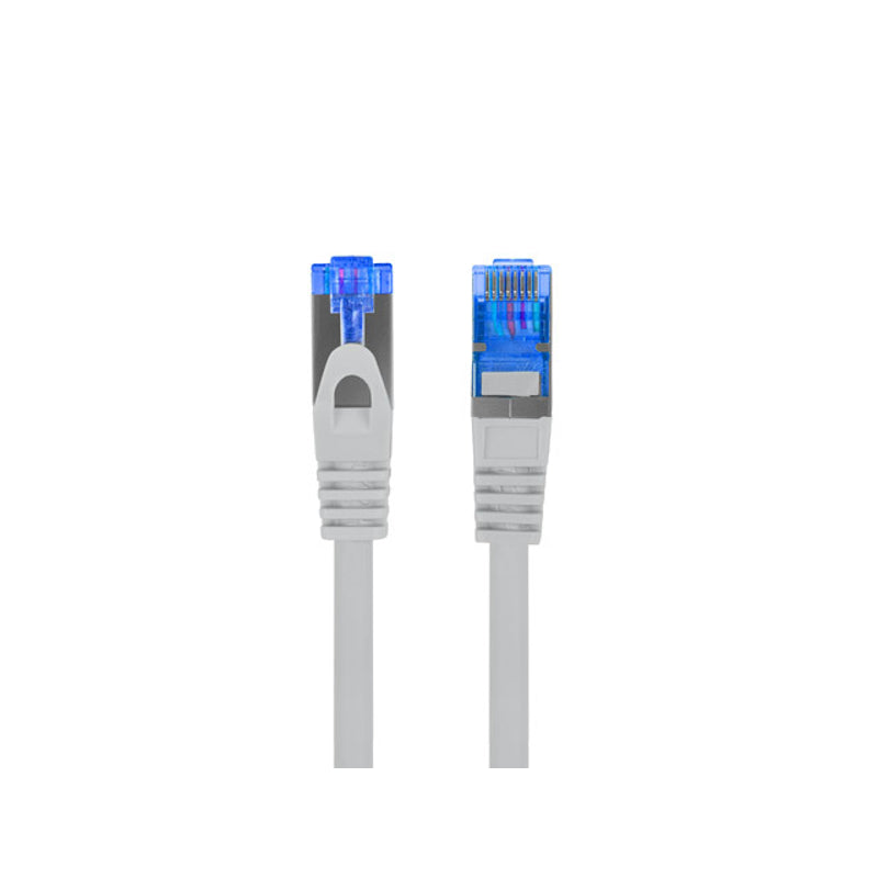 Lanberg PCF6A-10CC-1000-S — Patchcord Cat.6A S/FTP LSZH CCA, 10 m, Grey