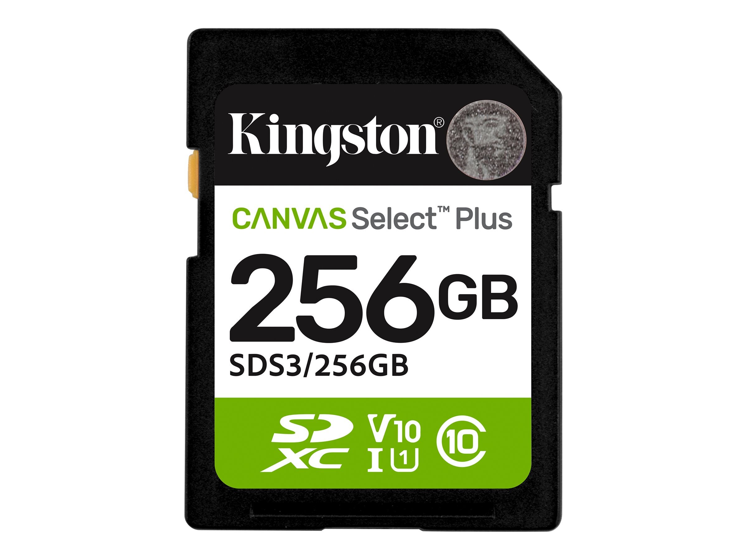 Kingston Canvas Select Plus, 256 GB, SD