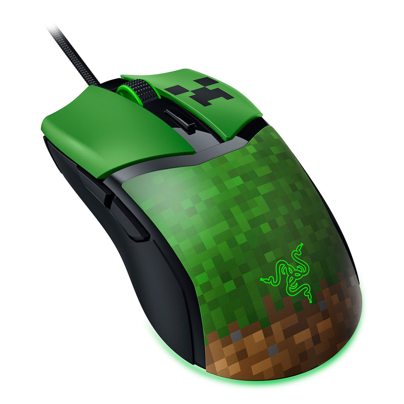 Razer Cobra — Gaming Mouse, Optical Mouse Switches Gen-3, Minecraft Edition