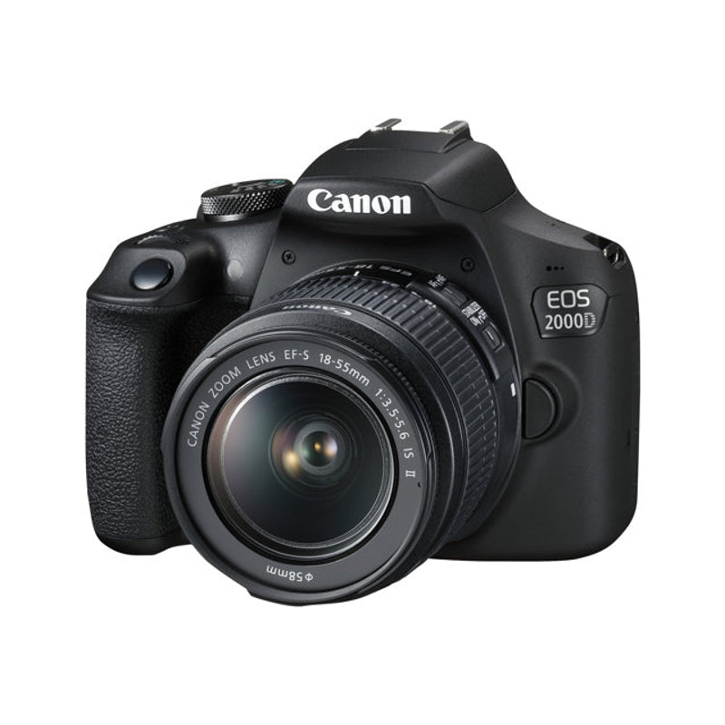 Canon EOS 2000D 18-55 IS + LP-E10 EU26, SLR camera, Megapixel 24.1 MP, Optical zoom 3 x