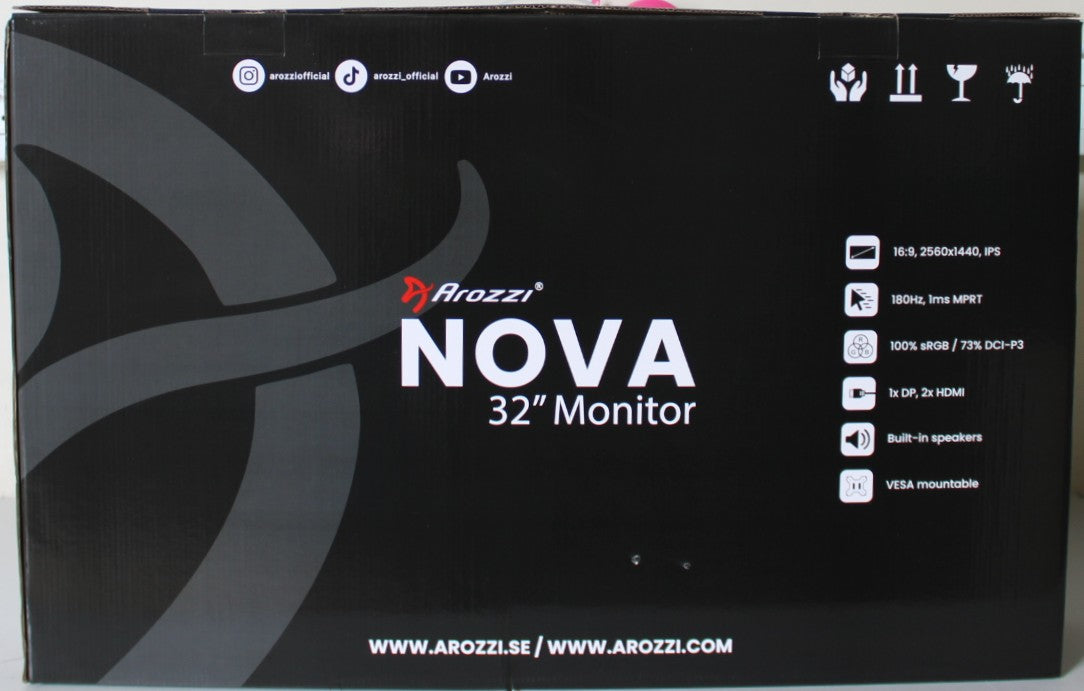 Arozzi Nova, 32 ", IPS, QHD