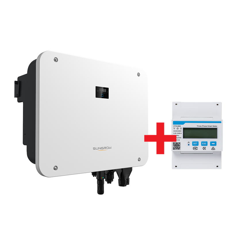 SUNGROW ASH00144 — Inverter Hybrid  SH15T-V11_S 15kW 3MPPT + DTSU666-20 Smart Meter with 3x100A CT clamps