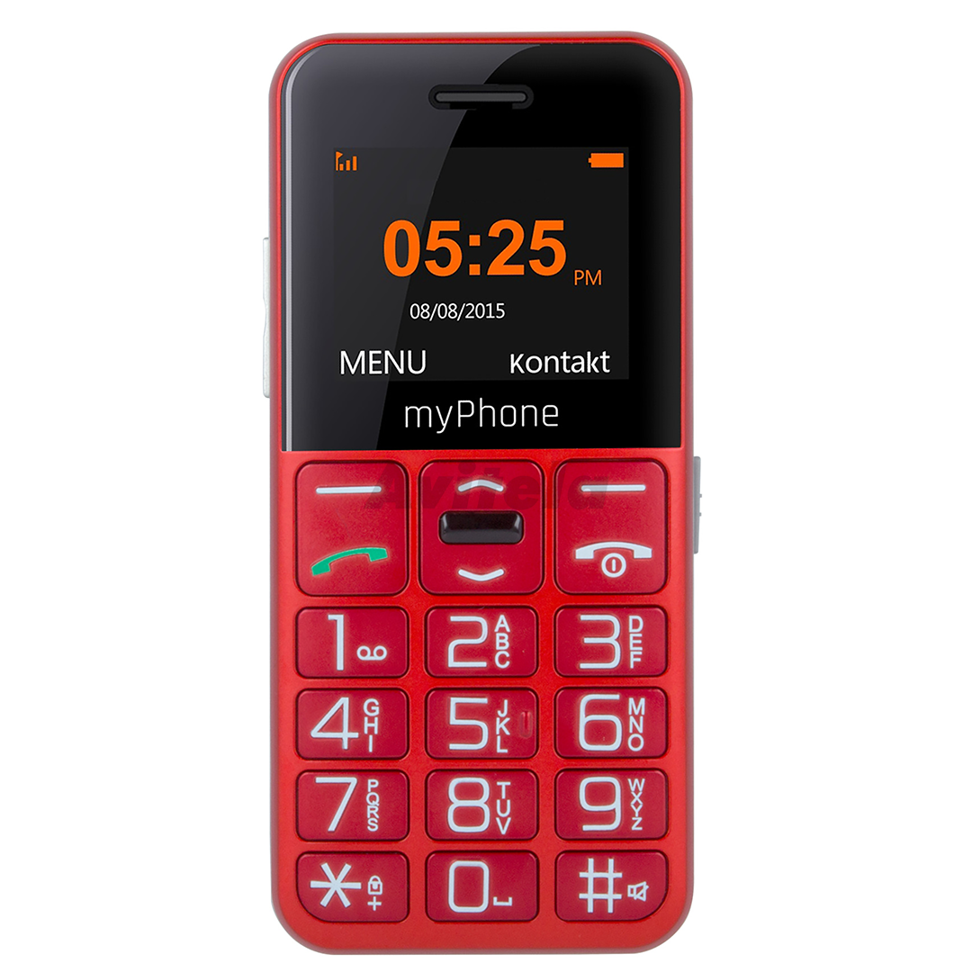 myPhone Halo Easy, Red, 1.77 ", TFT