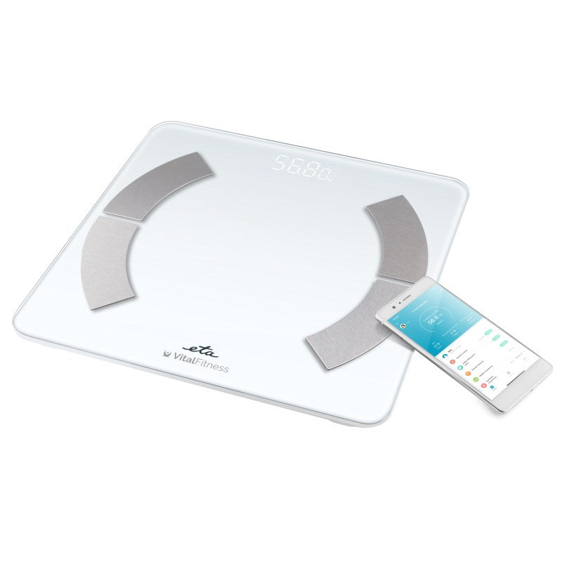 ETA277990000 Vital Fitness — Personal Scale, Maximum weight (capacity) 180 kg, Accuracy 100 g, Body Mass Index (BMI) measuring