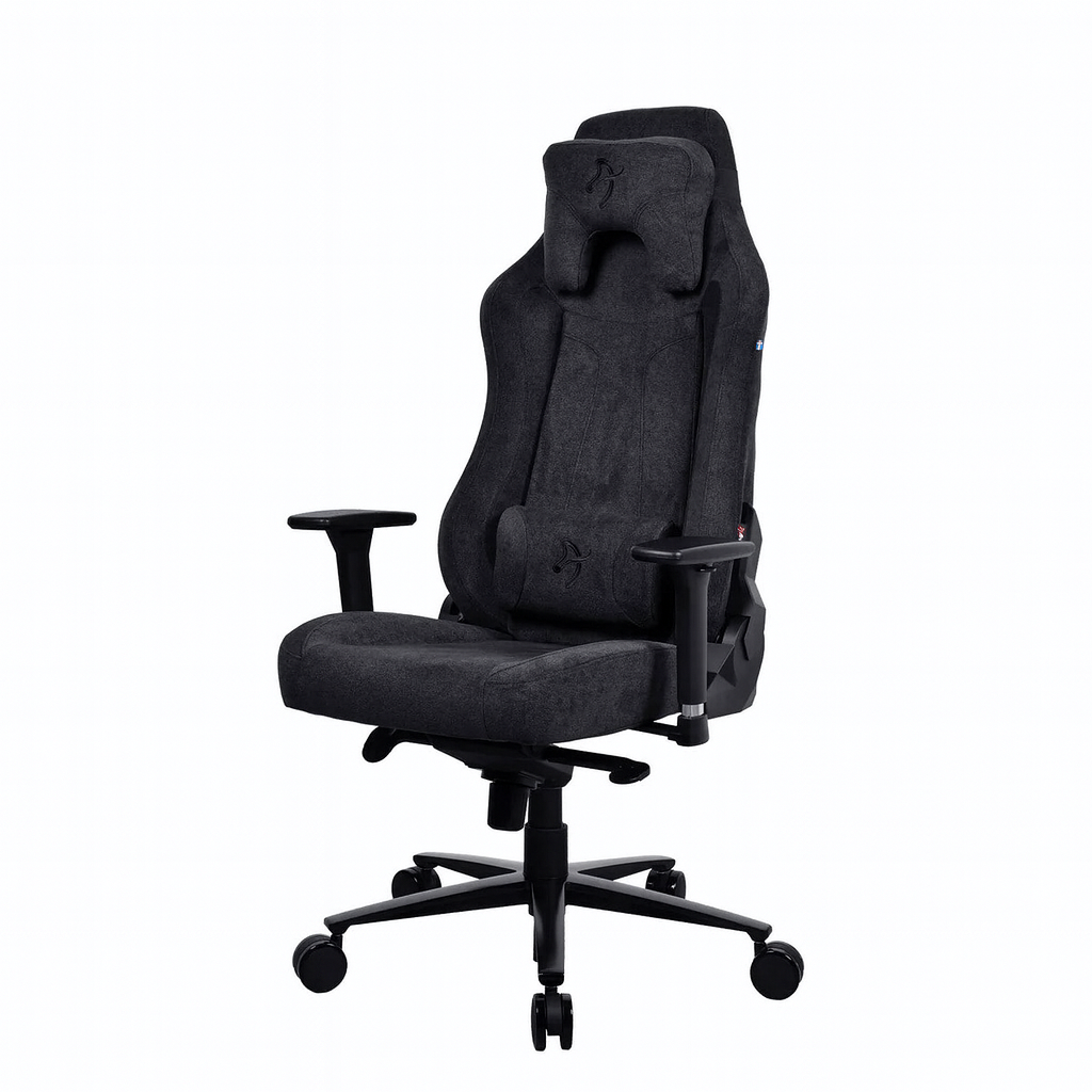 Arozzi Vernazza Soft Fabric, Gaming Chair, Soft Fabric/Metal/Aluminium, Pure Black