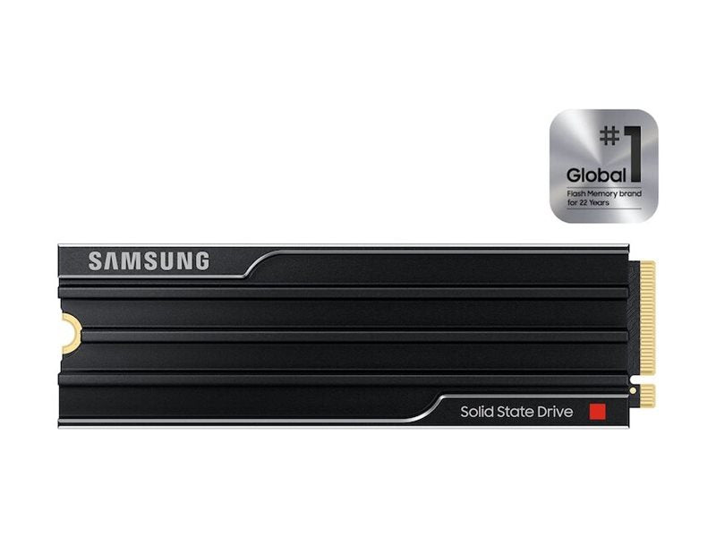 Samsung SSD 9100 PRO With Heatsink, 8000 GB, SSD form factor M.2 2280, Read speed 14800 MB/s