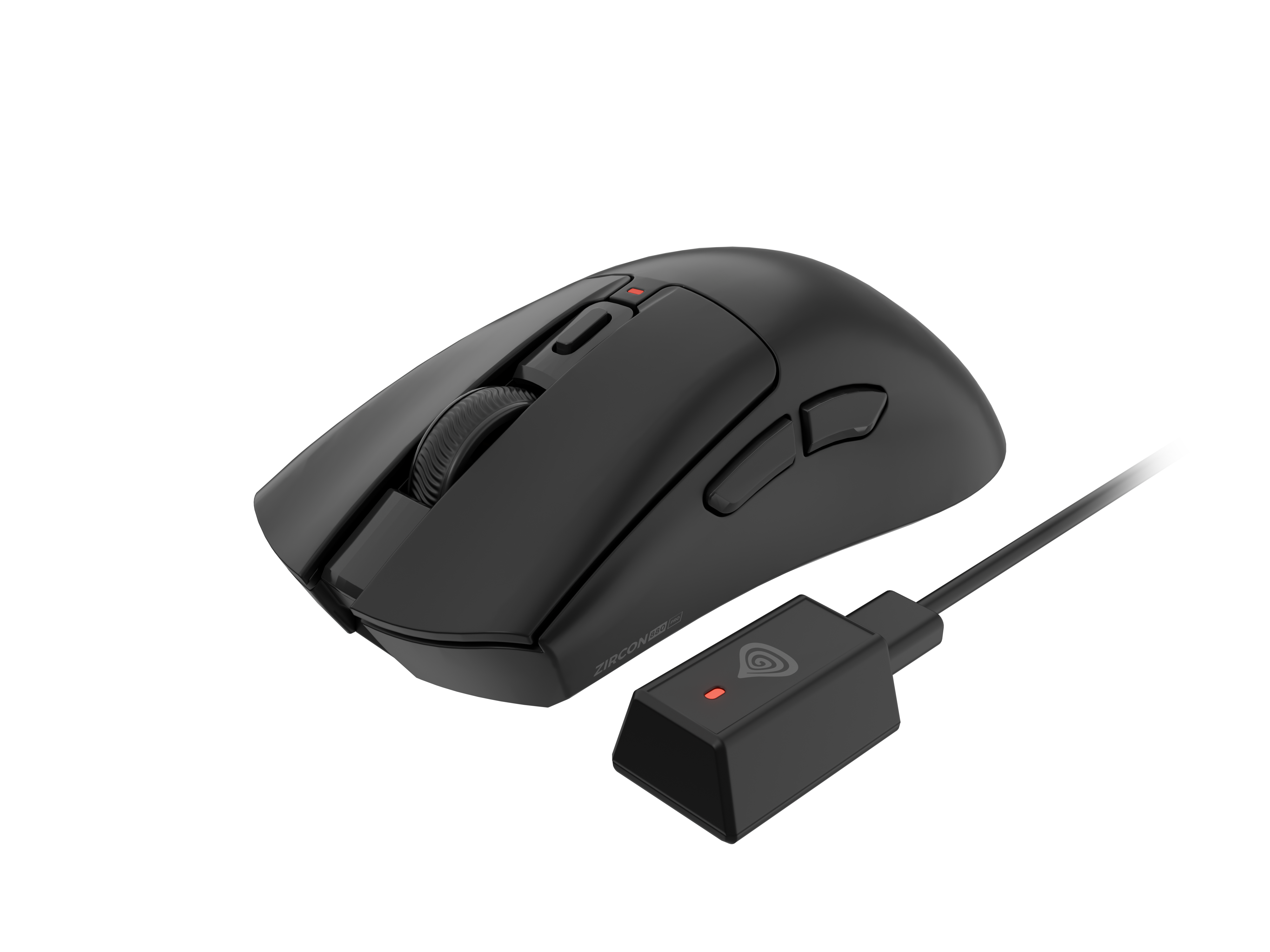 Genesis Zircon 880 Pro 8k — Gaming Mouse, Wireless, 2.4GHz, Bluetooth, Black