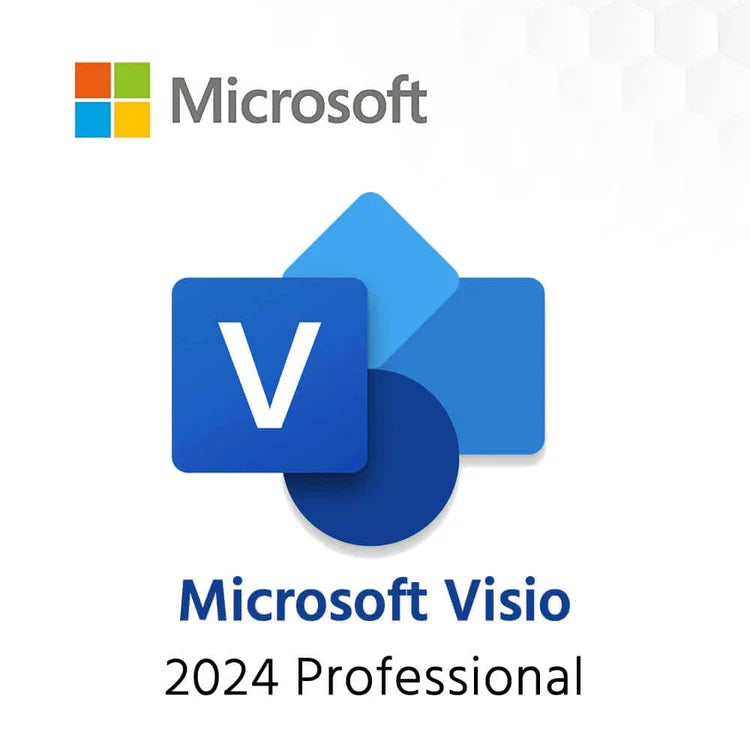 Microsoft Visio Professional 2024 Online Product Key License 1 License Downloadable NR, EP2-07111, All Languages, ESD