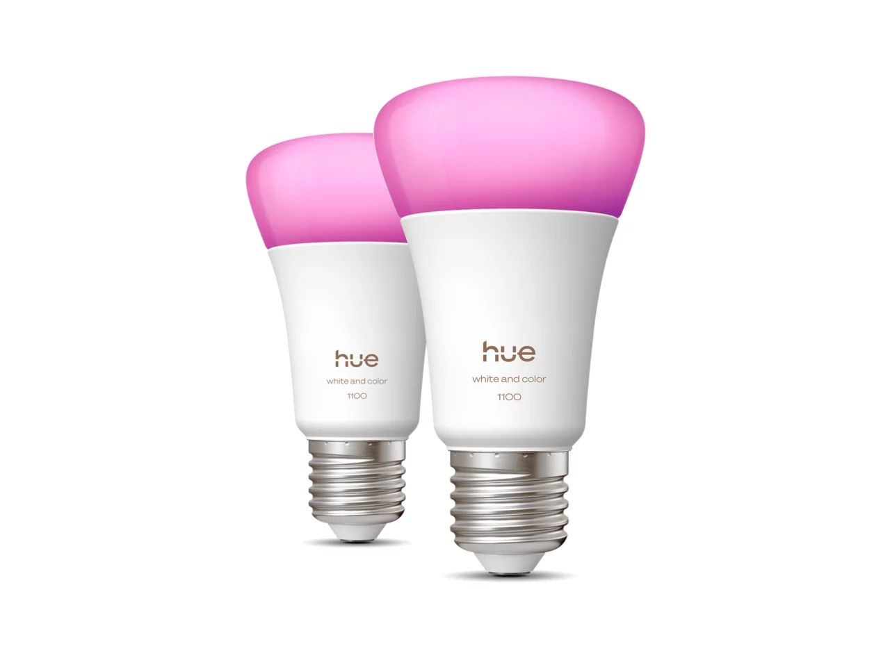 Philips Hue WCA 1100 A60 2P EU, E27, 8.1 W, White and colour light