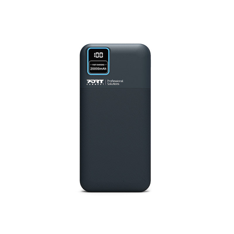 PORT CONNECT External USB-C battery, 20000 mAh, Blue