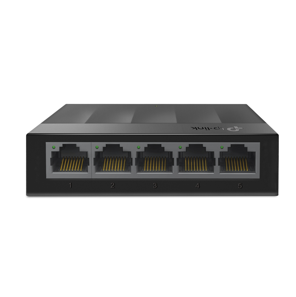 TP-LINK LS1005G — 5-Port Desktop Switch, Unmanaged, Power supply type External